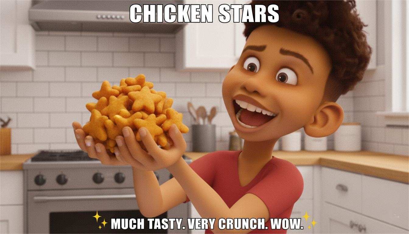 Chicken Stars Meme example 2